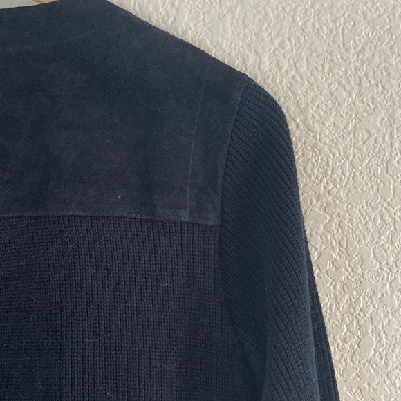 Axiom | Vintage suede and knit bomber jacket size small - Picture 7 of 7